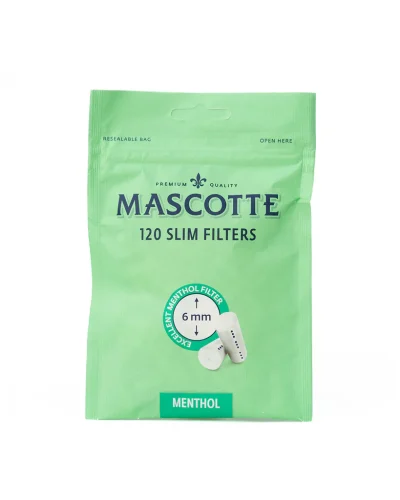 FILTROS MASCOTTE 6MM MENTHOL C-10