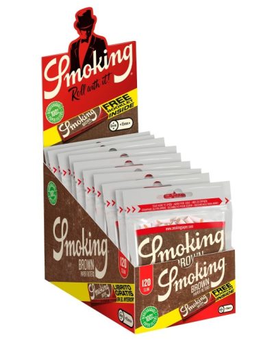 FILTROS SMOKING 6MM BROWN+PAPEL C-10